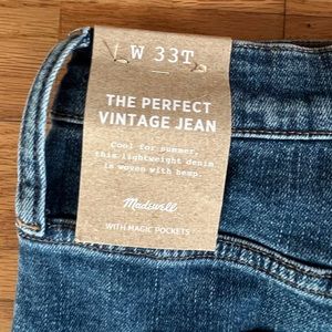 Madewell The Tall Perfect Vintage Jean, Manorford Wash